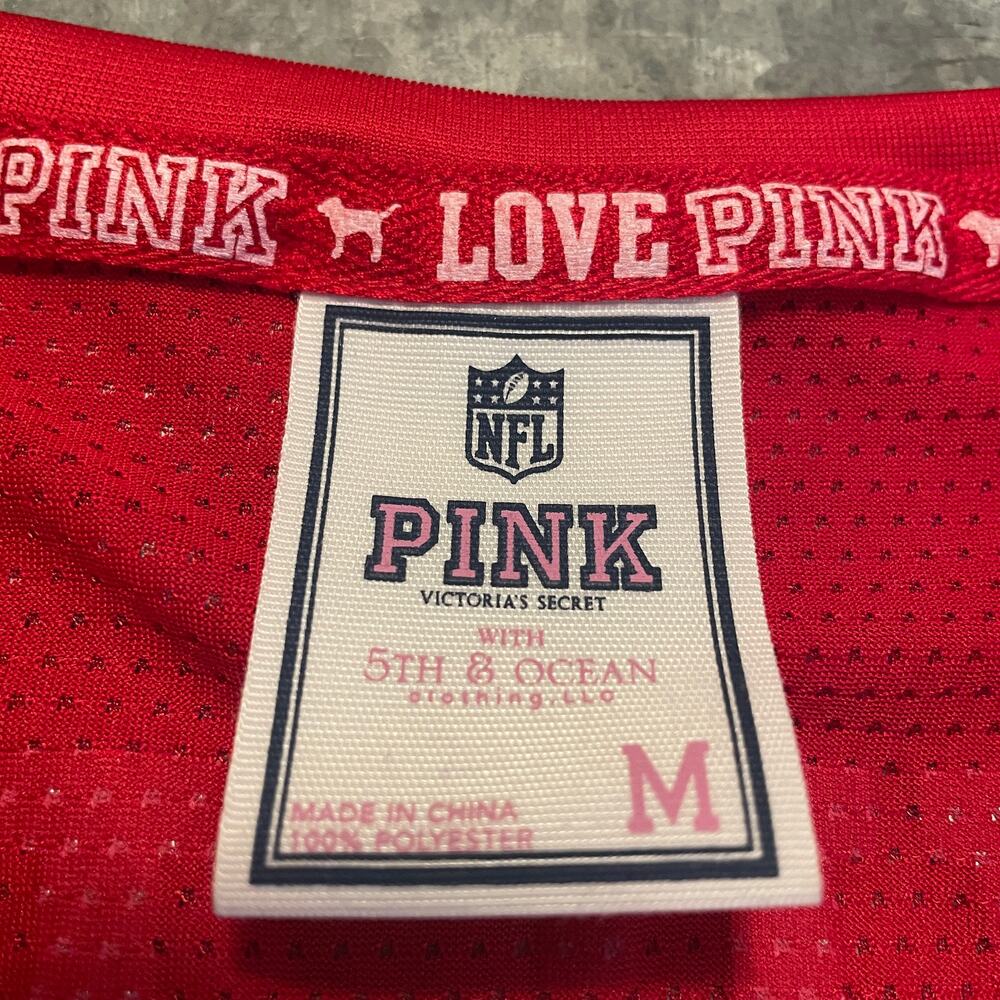 Pink Victoria's Secret San Francisco 49ers Niners 46 NFL Jersey Shirt Medium - Picture 4 of 10
